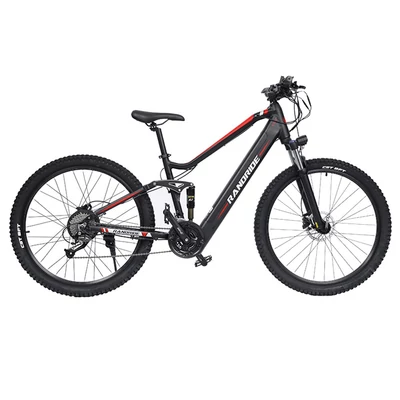 RANDRIDE YS90 elektromos kerékpár 1000W motorral, 45 km/h, 48V 13.6Ah akku, 70 km hatótáv, 27.5x2.4 gumi, 150 kg teherbírás, SHIMANO fék, 27 sebesség