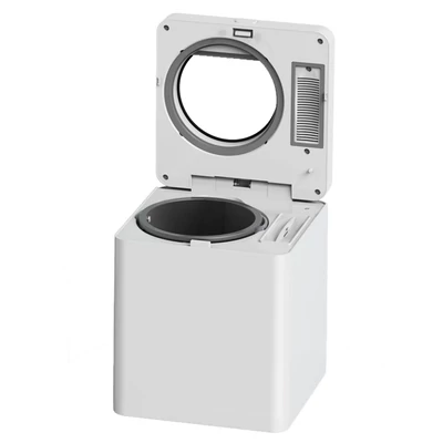 BEECO HQD‑260‑Plus konyhai komposztáló, 2.5L, gyors szárítás és darálás, 550W, szagtalan aktívszén szűrővel, digitális kijelző – Fehér