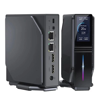 FIREBAT S1 mini PC – Intel N100, 16GB RAM, 512GB SSD, dupla HDMI kijelző, WiFi 5, BT 4.2, USB3.2, LAN