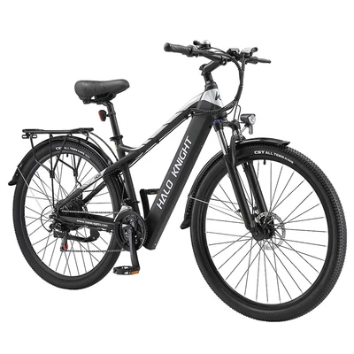 Halo Knight H02 elektromos kerékpár: 750W motor, 48V 16Ah akku, 29" kerekek, 50km/h sebesség, Shimano 21 sebesség, mechanikus tárcsafék - fekete