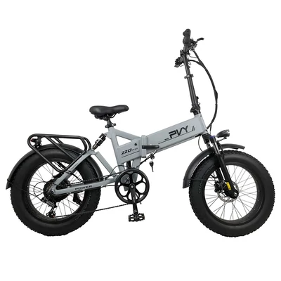 PVY Z20 Plus összecsukható elektromos kerékpár 1000W, 20×4.0 fat gumi, 48V 16.5Ah, 80–120 km hatótáv, Shimano 7 sebesség, hidraulikus fék – Szürke