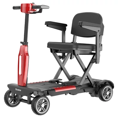 iScooter X11 elektromos moped, 250W motorral, 24V 15.6Ah akkuval, 7 km/h, 35 km hatótáv, stabil 4 kerekű kialakítás, LED kijelző, 120 kg teherbírás