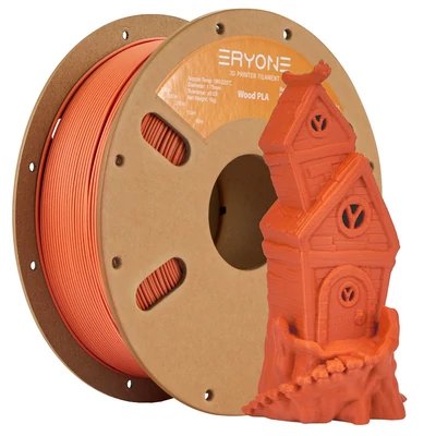 ERYONE Wood PLA 1kg – Faszerű PLA filament -  Fenyőfa
