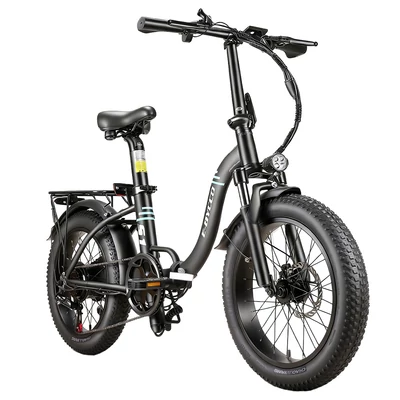 E·Bycco S1 összecsukható e-bike, 250W, 36V 10.4Ah akku, 25 km/h, 30–50 km, 20×3.0” gumi, Shimano 7 seb., dupla tárcsafék