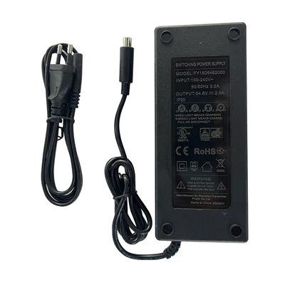 Töltőadapter KuKirin G2 Max elektromos rollerhez – eredeti power charger, gyors és biztonságos töltés