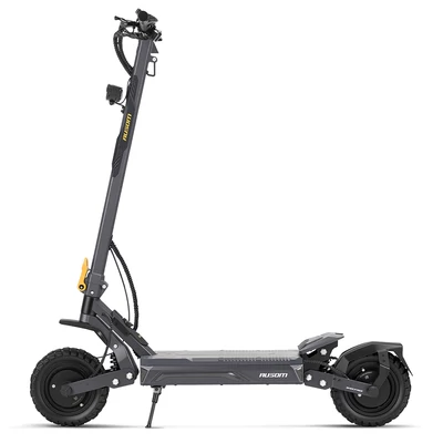 Ausom Gosoul 2 kétmotoros elektromos roller, 2200W csúcs, 50km/h, 70km hatótáv, 48V 13.5Ah akkumulátor, lengőkaros felfüggesztés, E‑ABS, tárcsafék