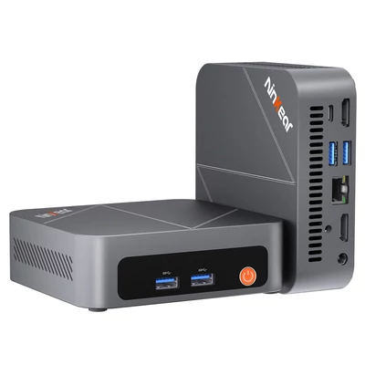 Ninkear M7 mini PC, Intel Core i7‑1185G7, 16GB RAM, 512GB SSD, Dual HDMI 4K, Type‑C, WiFi 6, BT 5.2, USB3.0/USB2.0, RJ45, audio, VESA