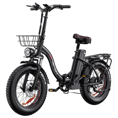 DRVETION CT20 Pro összecsukható e-bike, 750W motor, 48V 20Ah Samsung akku, 25 km/h, 80 km hatótáv, 20×4.0 CST gumi, hidraulikus fék – Fekete