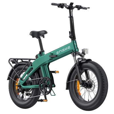 ENGWE EP-2 3.0 Boost elektromos kerékpár, 250W motor, 48V 13.5Ah akku, 20×4” gumik, 120 km hatótáv, hidraulikus fék, app vezérlés - Zöld