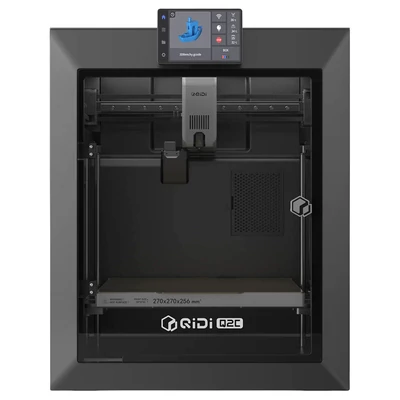 QIDI Q2C 3D nyomtató, 600 mm/s sebesség, 370 °C fém hotend, multianyag nyomtatás, 270×270×256 mm térfogat, CoreXY, automata szintezés, PEI lap