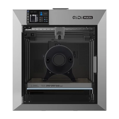 QIDI Max4 nagyformátumú 3D nyomtató, CoreXY, 800 mm/s, 370 °C hotend, fűtött kamra, AI kamera, automata szintezés, PLA/ABS/ASA/PA/PC/TPU kompatibilis