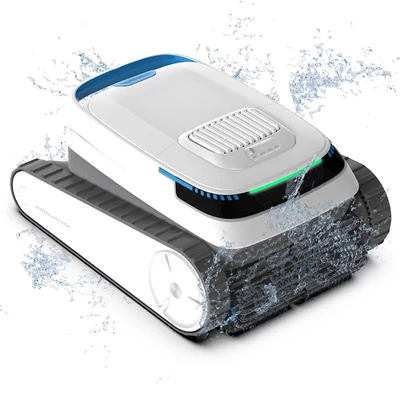 AIRROBO TBPC20 vezeték nélküli robot medencetisztító, 3 motor, dupla kefék, 80W, 5200mAh, 2 órás üzemidő, falmászás, IP68