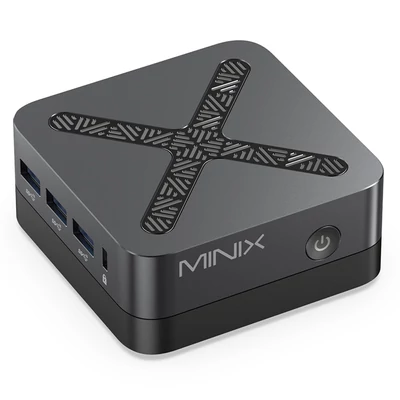 MINIX Z95 mini PC, Intel N95, 16GB RAM, 512GB SSD, DP+HDMI 2.1 4K tripla kijelző, WiFi 5, BT 5.0, dupla gigabit LAN, USB‑A 3.2, aktív hűtés