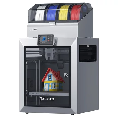 QIDI Q2 Combo 3D nyomtató, 600mm/s nagy sebesség, CoreXY, 4 színű többanyagú nyomtatás, 370°C hotend, fűtött kamra, automata szintezés