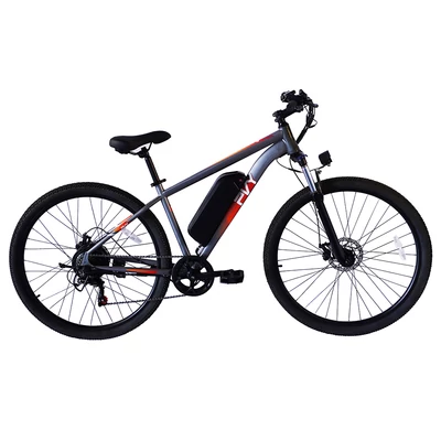 PVY M29 elektromos kerékpár – 250W, 48V 17.5Ah, 29", 25km/h, 120km hatótáv, Shimano 7 sebesség, applikáció vezérlés – Szürke