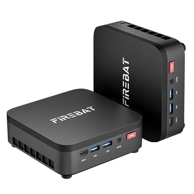 FIREBAT R3 mini PC, Ryzen 3 4300U, 16GB RAM, 512GB SSD, Radeon grafika, HDMI/DP/USB‑C 4K, M.2 bővítés, gigabit LAN, WiFi 6, BT 5.2
