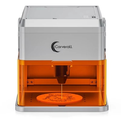 Carverall A1Pro 10W lézergravírozó, 455nm kék lézer, 12000mm/perc, 0.01mm pontosság, 100×100mm munkaterület, zárt Class 1, WiFi/USB