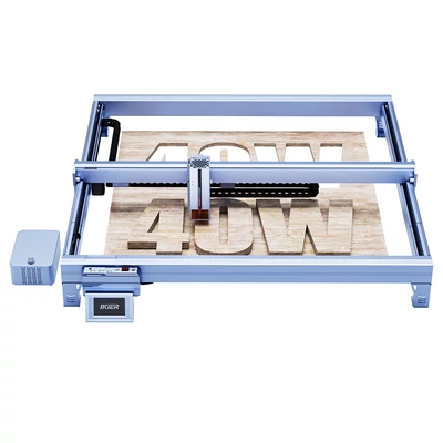 IKIER K40 MAX 40W lézergravírozó, 850×800 mm nagy terület, 600 mm/s sebesség, 0.01 mm pontosság, autofókusz, ultra‑finom lézerpont