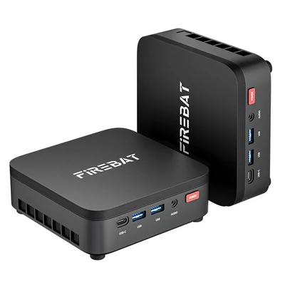 FIREBAT R3 mini PC Ryzen 5 7430U, 16GB RAM, 512GB SSD, 4K hármas kijelzés, WiFi 6, BT 5.2
