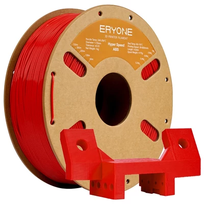 ERYONE nagy sebességű ABS 3D nyomtató filament 1 kg - Piros
