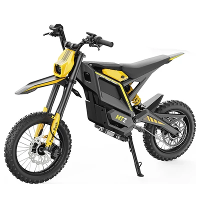 MT2 elektromos motorkerékpár, 3000W csúcsteljesítmény, 48V 22.5Ah kivehető akkumulátor, 60 km/h, akár 72 km hatótáv – Sárga