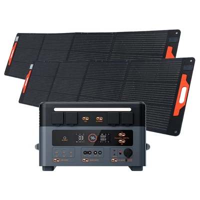 Blackview Oscal PowerMax 2400 Pro hordozható erőmű 2016Wh + 2× PM200 Pro 200W összecsukható napelem