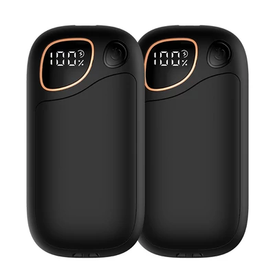 Flashfish ST01 mágneses kézmelegítő, 2 az 1-ben, gyors 3,5 órás töltés, 360° fűtés, 4 fokozat, 2×3500 mAh, zsebméret