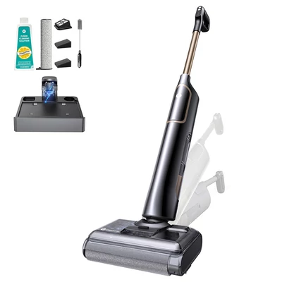 Vactidy X7S nedves-száraz porszívó, 150W motor, 20kPa szívóerő, 2600mAh akku, 40 perc üzemidő, 800ml tartály, 3 mód, önöntisztító rendszer