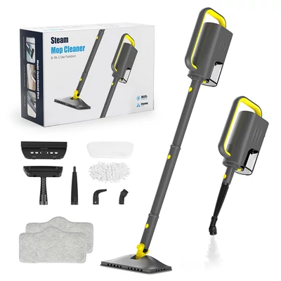 Teendow SC‑05 gőztisztító felmosó, 1300W, 15 mp felfűtés, 300 ml tartály, 30 perc üzemidő, 2 gőzfokozat, 7 m kábel, 180° forgó fej