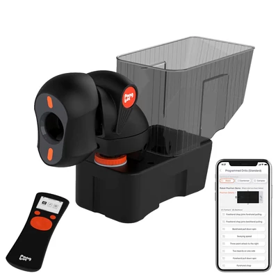 PONGBOT Nova S Pro pingpong labdaadagoló robot, 264 program, 150 labda, 60r/s pörgetés, 15 m/s sebesség, Bluetooth & app vezérlés