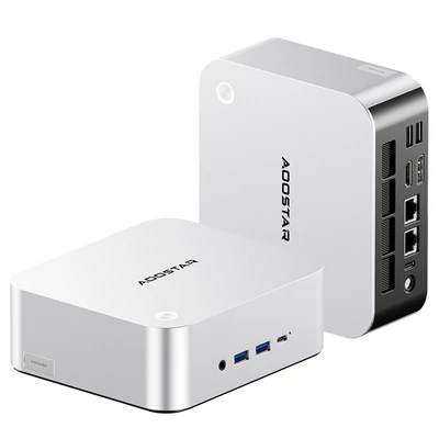 AOOSTAR MACO mini PC Ryzen 7 PRO 8845HS, Radeon 780M, 24GB DDR5, 1TB PCIe SSD, USB4, OCuLink, WiFi 6, 2.5G LAN
