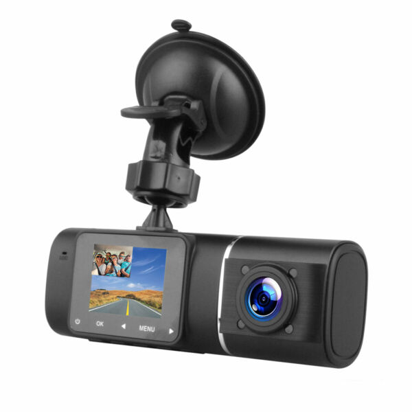 EU ECO Raktár - 1080P Car DVR Dual Lens Vezetéknélküli DVR Autós Menetrögzítő Kamera - Szürke
