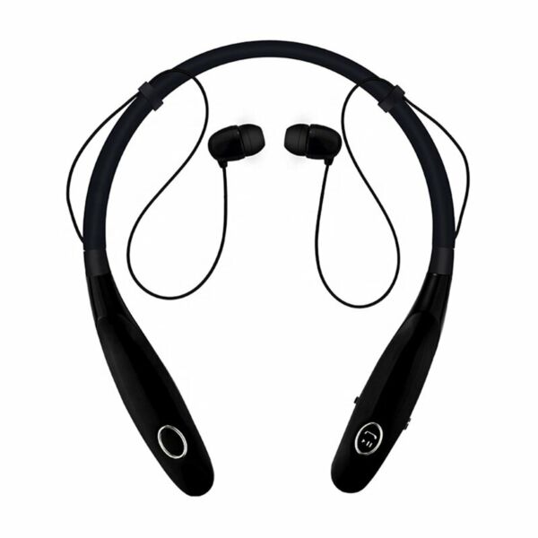 Bakeey HBS900S Vezetéknélküli Bluetooth Nyakba Akasztható Sport Fülhallgató - Fekete