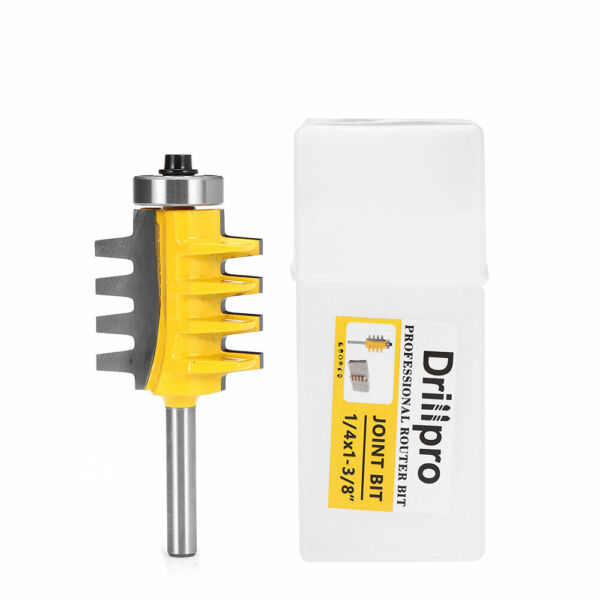 Drillpro T-sín Bit 1/2 vagy 1/4 hüvelykes szár megfordítható faipari vágáshoz - 1/4 hüvelykes szár
