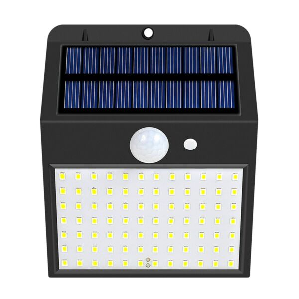 170 LEDes Napelem Szolár Panellel Rendelkező Kerti LED Lámpa - Fehér