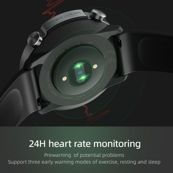 Mibro Watch A1 Vezetéknélküli Sporttevékenységmérő Bluetooth Okosóra - Fekete
