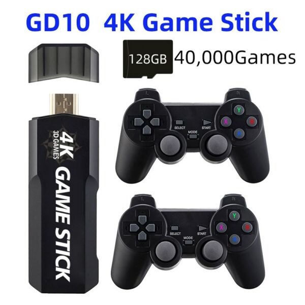 GD10 Game Stick beépített 40000 játék - 128GB