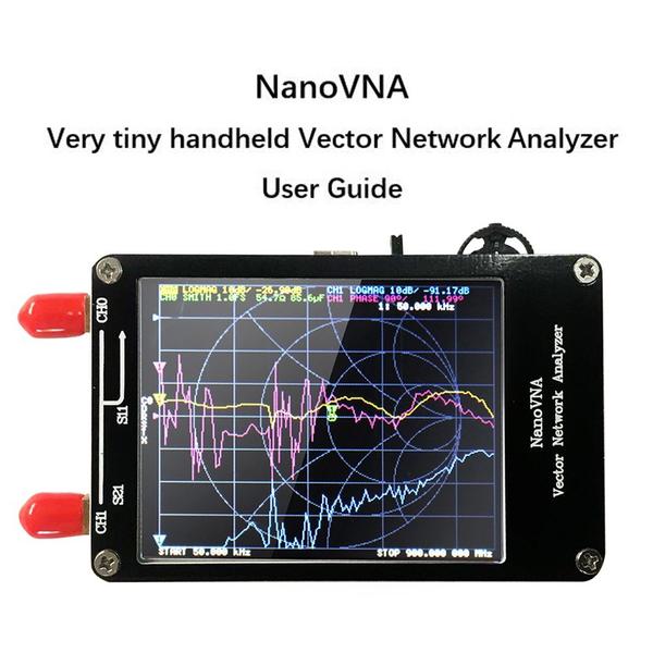 Hordozható kézi vektoros hálózati analizátor 50KHz-900MHz digitális kijelző érintőképernyős rövidhullámú MF HF VHF UHF antennaelemző állóhullámok