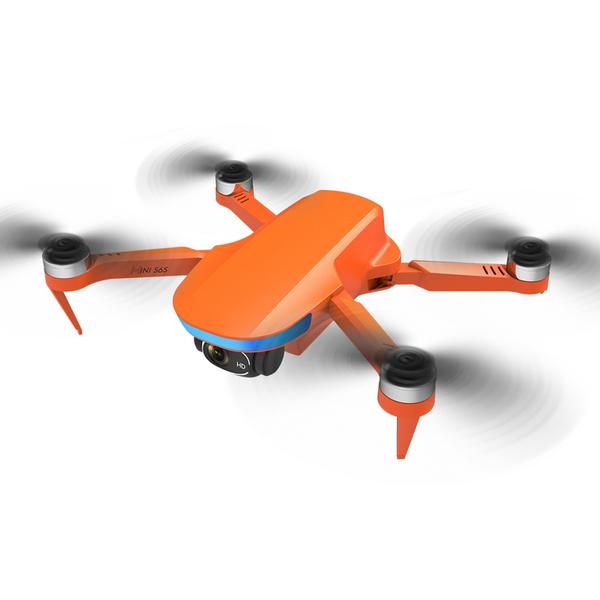 S6S 5G Wifi FPV GPS Drón 4K dual kamera Quadcopter tárolótáskával - Narancs - 1 akkumulátor