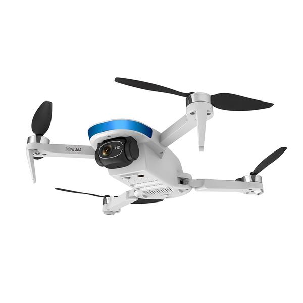 S6S 5G Wifi FPV GPS Drón 4K dual kamera Quadcopter tárolótáskával - Fehér - 3 akkumulátor