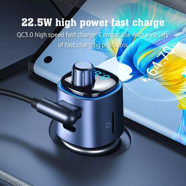 Philips autós gyorstöltő BT lejátszó MP3 vevő -PD20W+A22.5W
