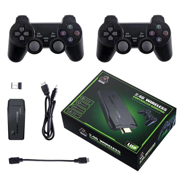 M8 vezetéknélküli játékkonzol 2.4G HD Arcade PS1 (új kiadás) - 64 GB
