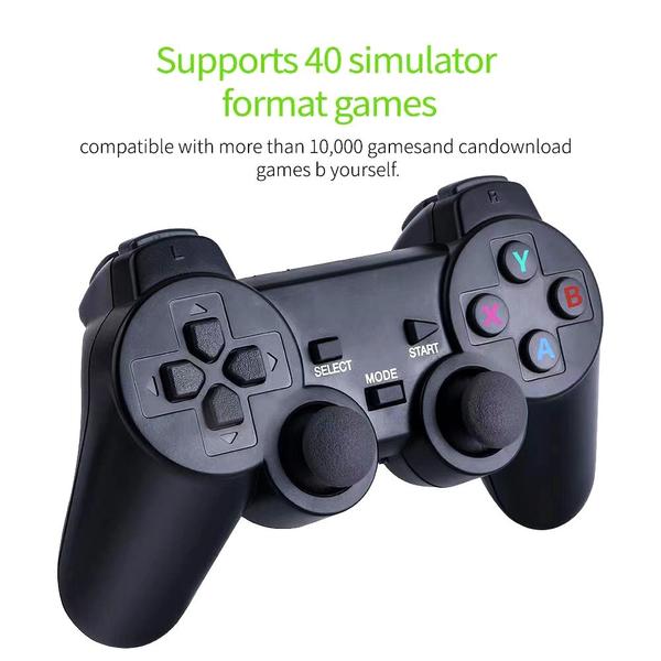 M8 vezetéknélküli játékkonzol 2.4G HD Arcade PS1 (új kiadás) - 64 GB
