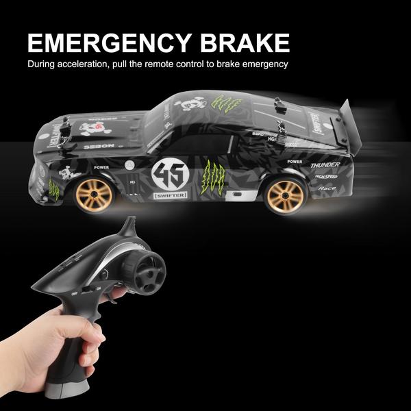1/18 2.4GHz 4WD 30km/h sebességű RC Drift versenyautó RTR - 2 akkumulátor