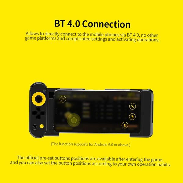 iPega PG-9167 BT 4.0 vezetéknélküli, nyújtható játékvezérlő joystick Android mobiltelefonhoz / számítógéphez / táblagéphez