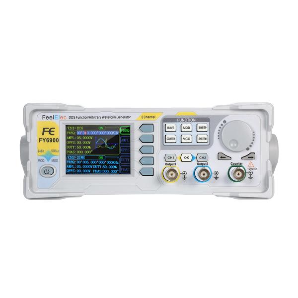 Digitális DDS kétcsatornás jelgenerátor jel/tetszőleges hullámforma generátor impulzus jelforrás 250MSa/s frekvenciamérő - 100MHz