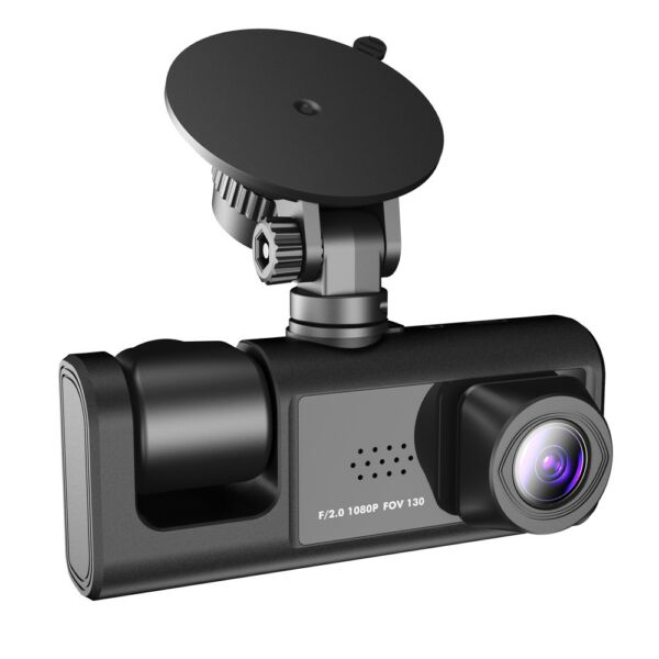 1080P DVR Dash kamera elülső és hátsó kamera vezető rögzítő 2 hüvelykes képernyő Dashcam támogatás éjszakai látás hurok rögzítés egy gombos zár