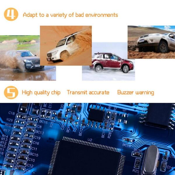 Autó TPMS gumiabroncsnyomás-figyelő rendszer napelemes töltés HD digitális LCD kijelző vezetéknélküli 4 érzékelővel
