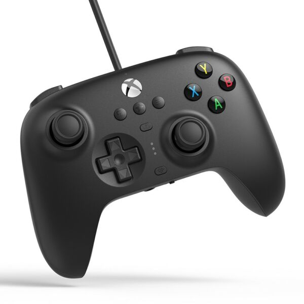 8Bitdo Orion vezetékes vezérlő, Microsoft által engedélyezett Xbox sorozat fogantyúja PC-játékokhoz - Fekete