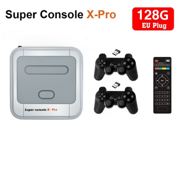 Super Console Xpro Retro vezeték nélküli TV játékkonzol (x pro-EU-128-706*2)